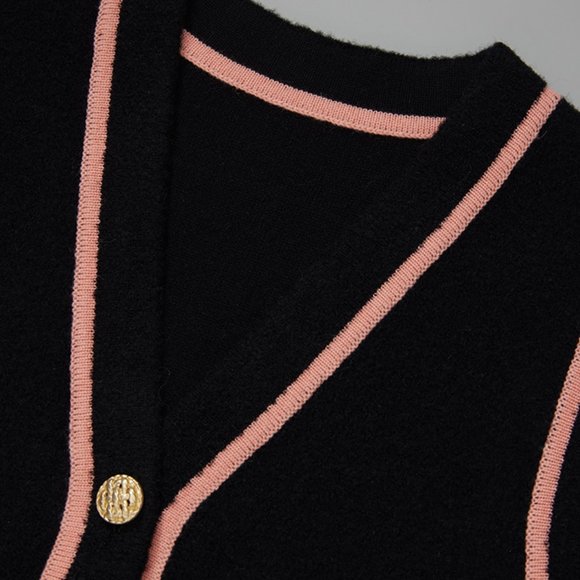 CHICJOC Women Wool and Cashmere Blended Vest with Contrasting colors siz… - Picture 8 of 11